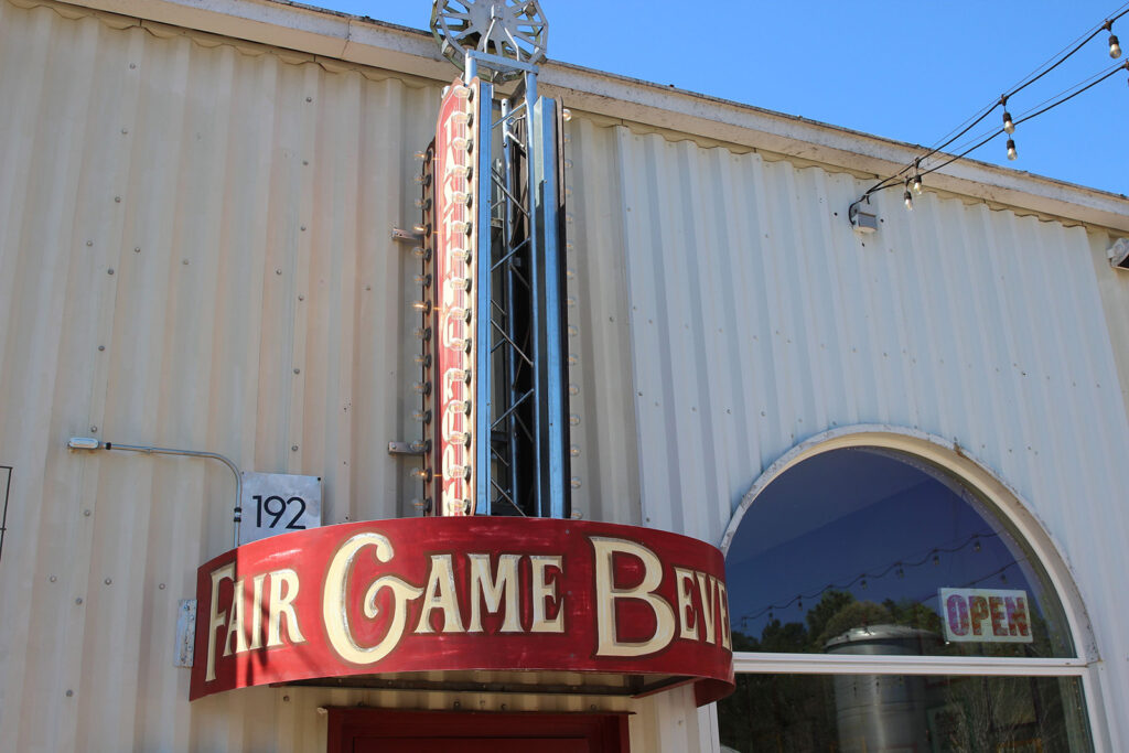 Fair Game Beverage Company in Pittsboro, North Carolina.