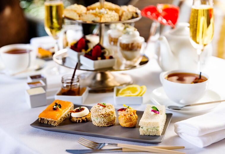 Formal afternoon tea has become a delightful (and delicious!) holiday custom